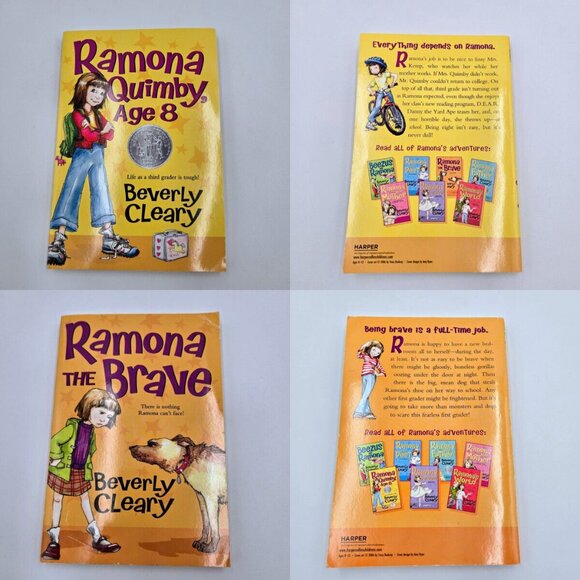 Beverly Cleary Book Lot 8 Books Paperback Ramona Collection Read - Picture 3 of 16